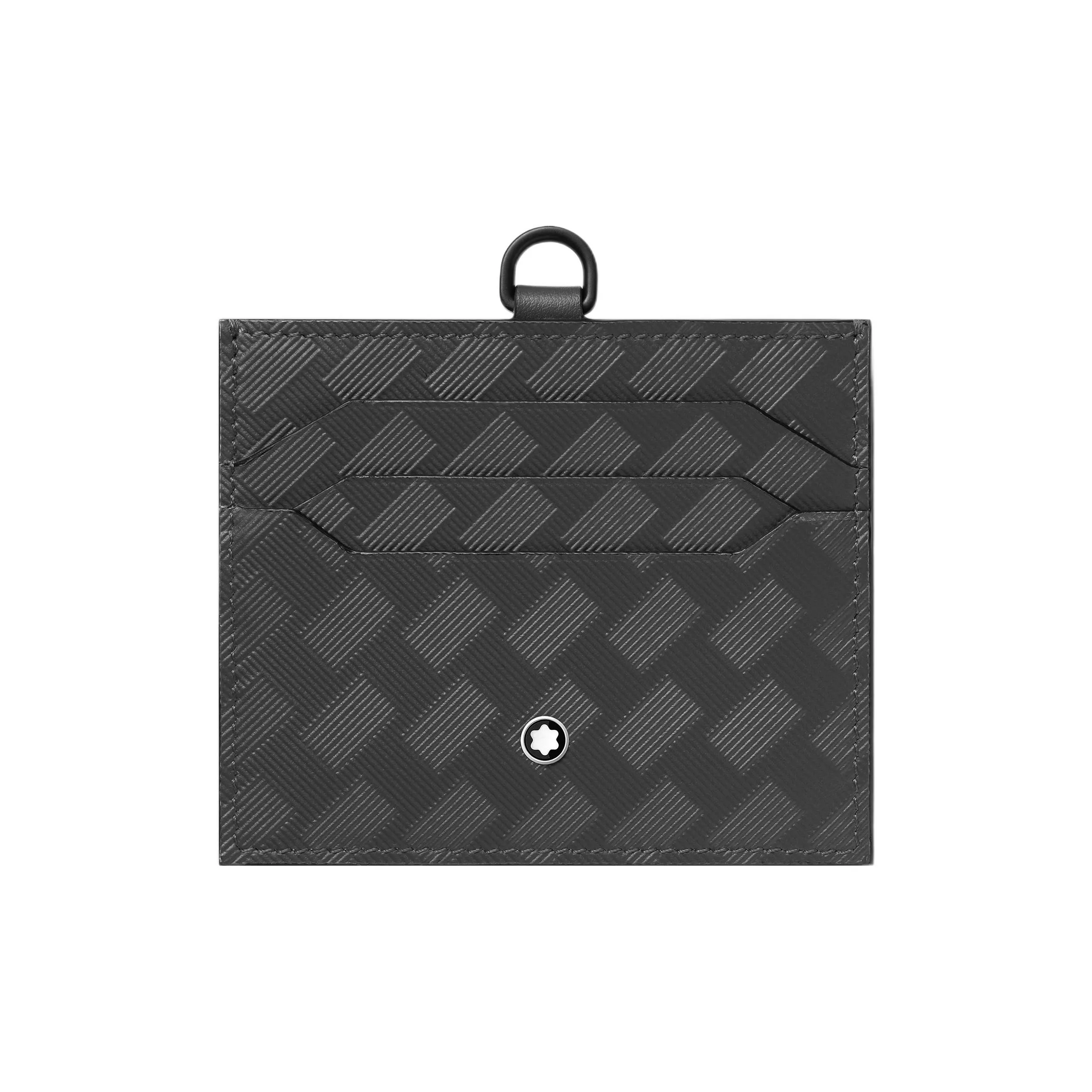 MONTBLANC Коровья кожа Держатель для карт Мужской Элегантный Серый