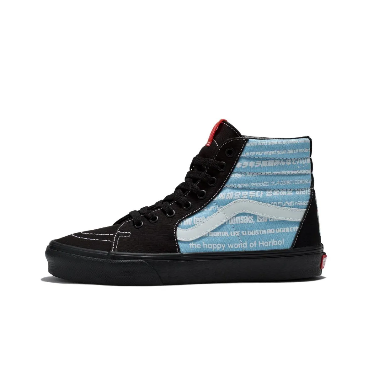 HARIBO x VANS SK8 Износостойкие и Легкие Высокие Кроссовки для скейтбординга Унисекс Черные Синие