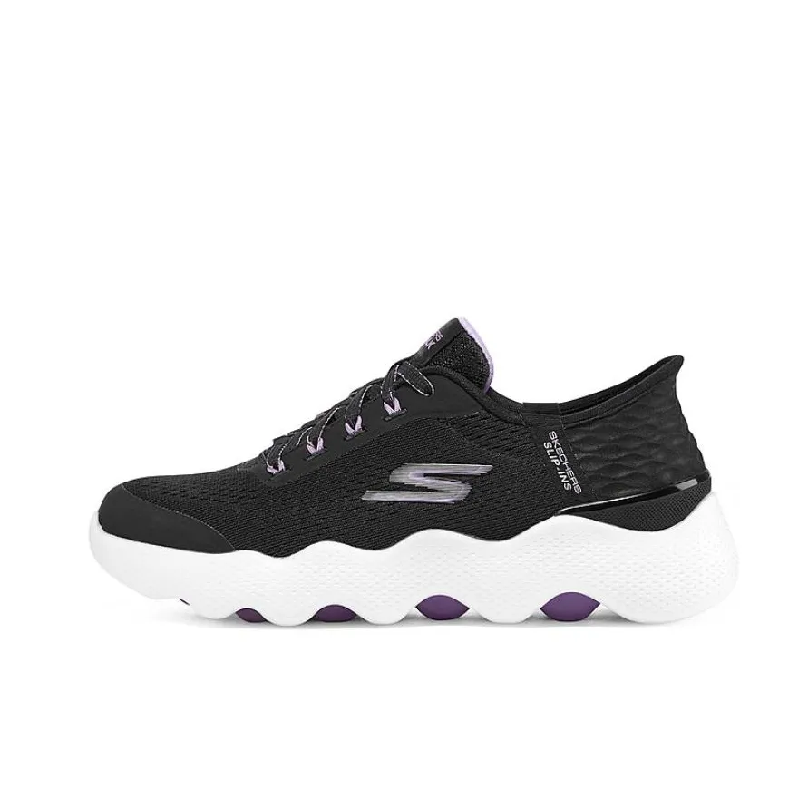 Skechers Go Walk Massage Fit 'Black Lavender' Women's
