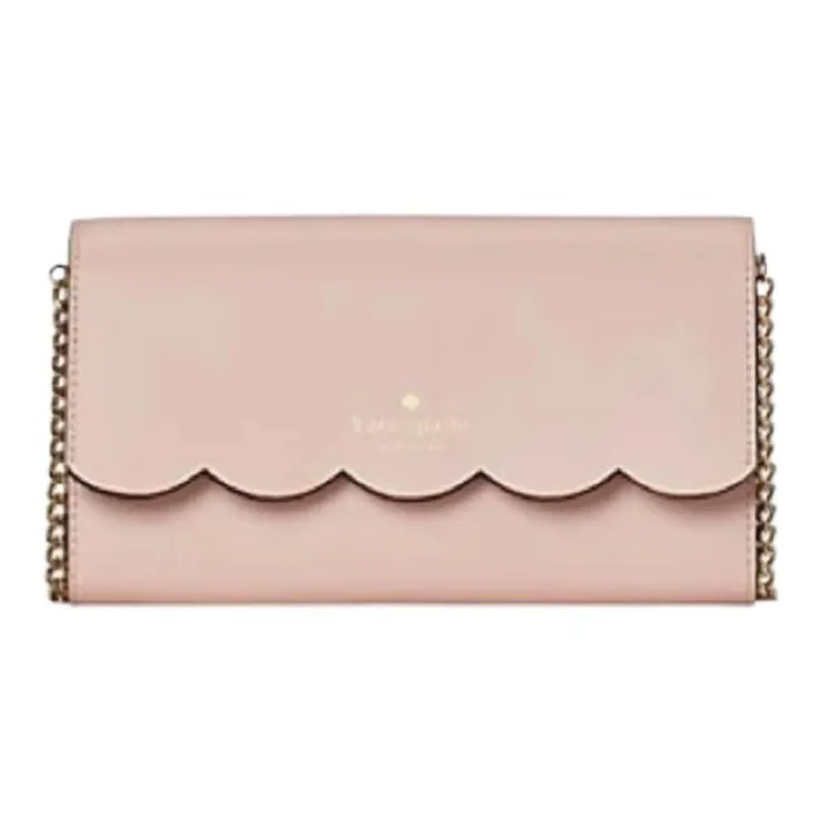 Kate Spade Leather Baguette Bag Crossbody Bag Trumpets Women's Pink