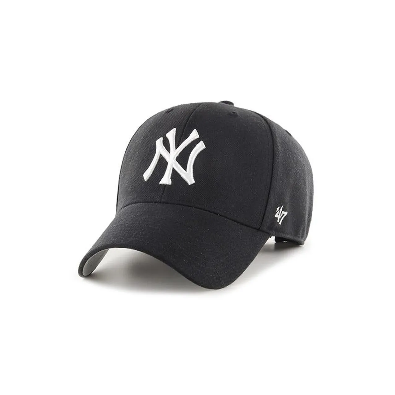 47Brand Смесовая шерсть Бейсболка Черная Унисекс