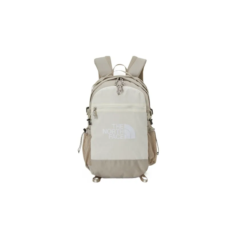 THE NORTH FACE 24L Backpack Outdoor Bag Nylon Light Beige Unisex