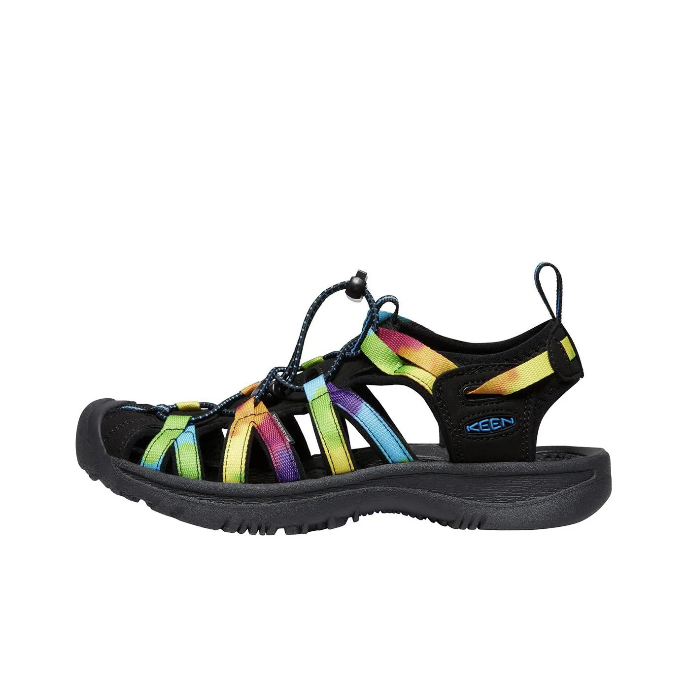 KEEN Whisper Series Slip Resistant Beach Sandals River Trekking Shoes Women's Black Color