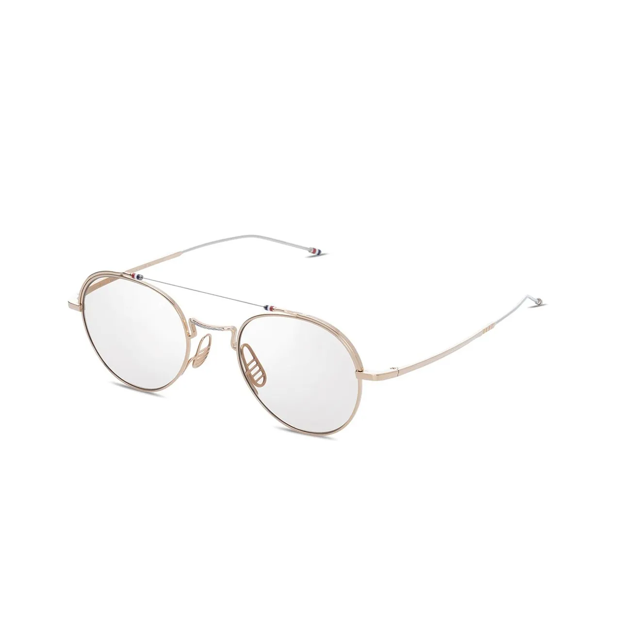 THOM BROWNE· Alloy Aviator Eyeglass Frames Unisex