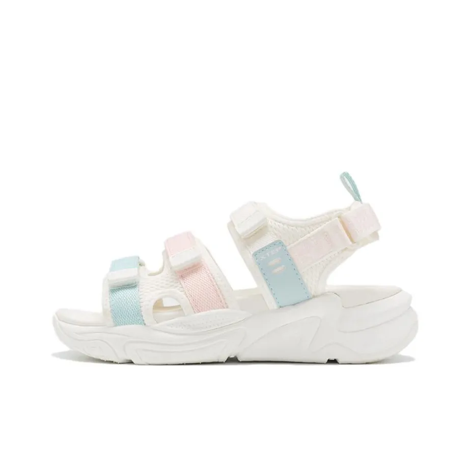 XTEP Sports Sandals Women's White Pink Green