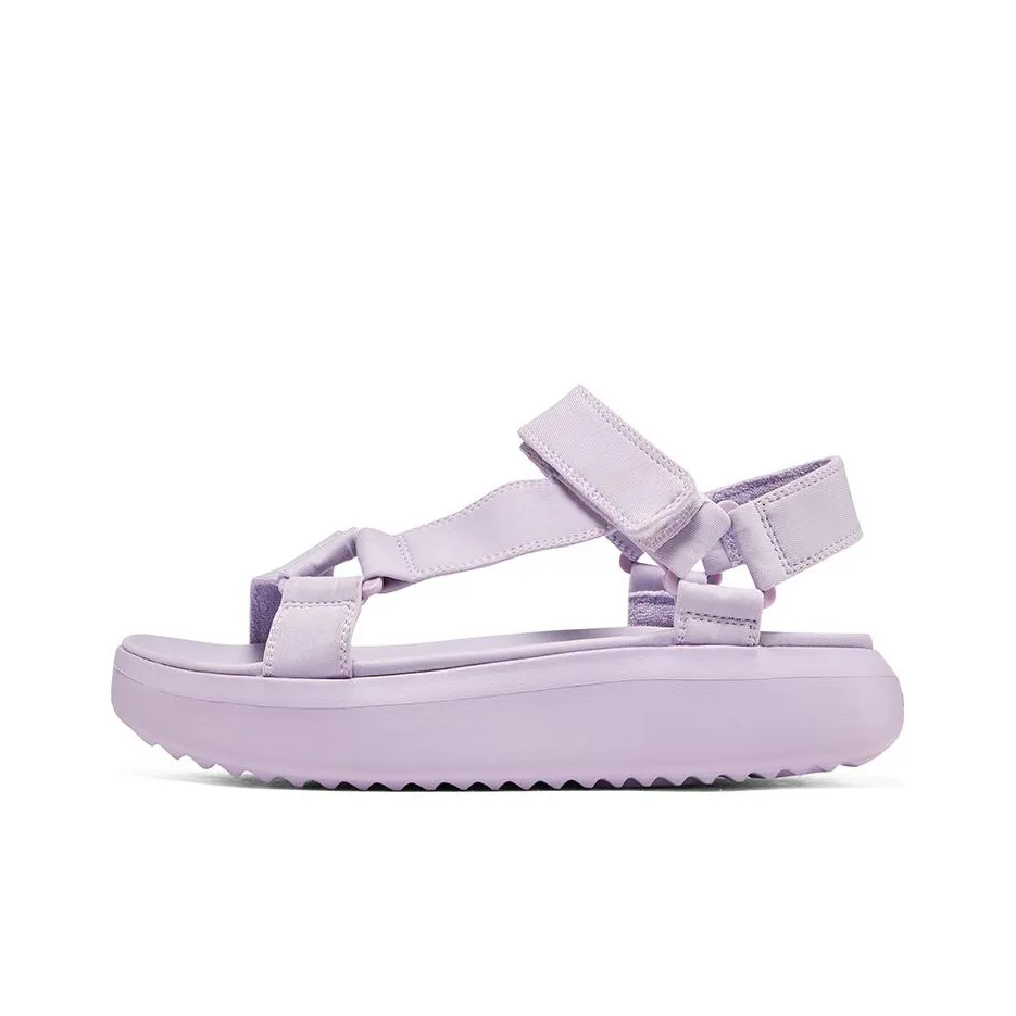 Skechers Bobs Platform Shoes Sports Sandals Women's Purple