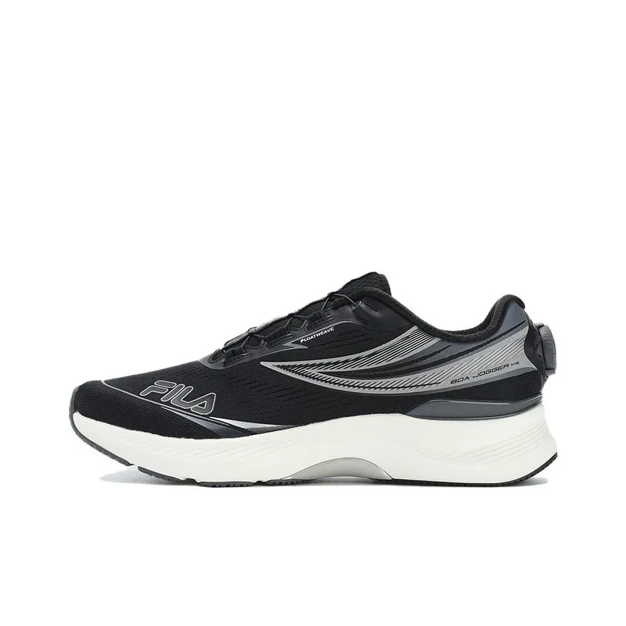 FILA BOA JOGGER M'S Low Top Casual Running Shoes Men's Black Gray