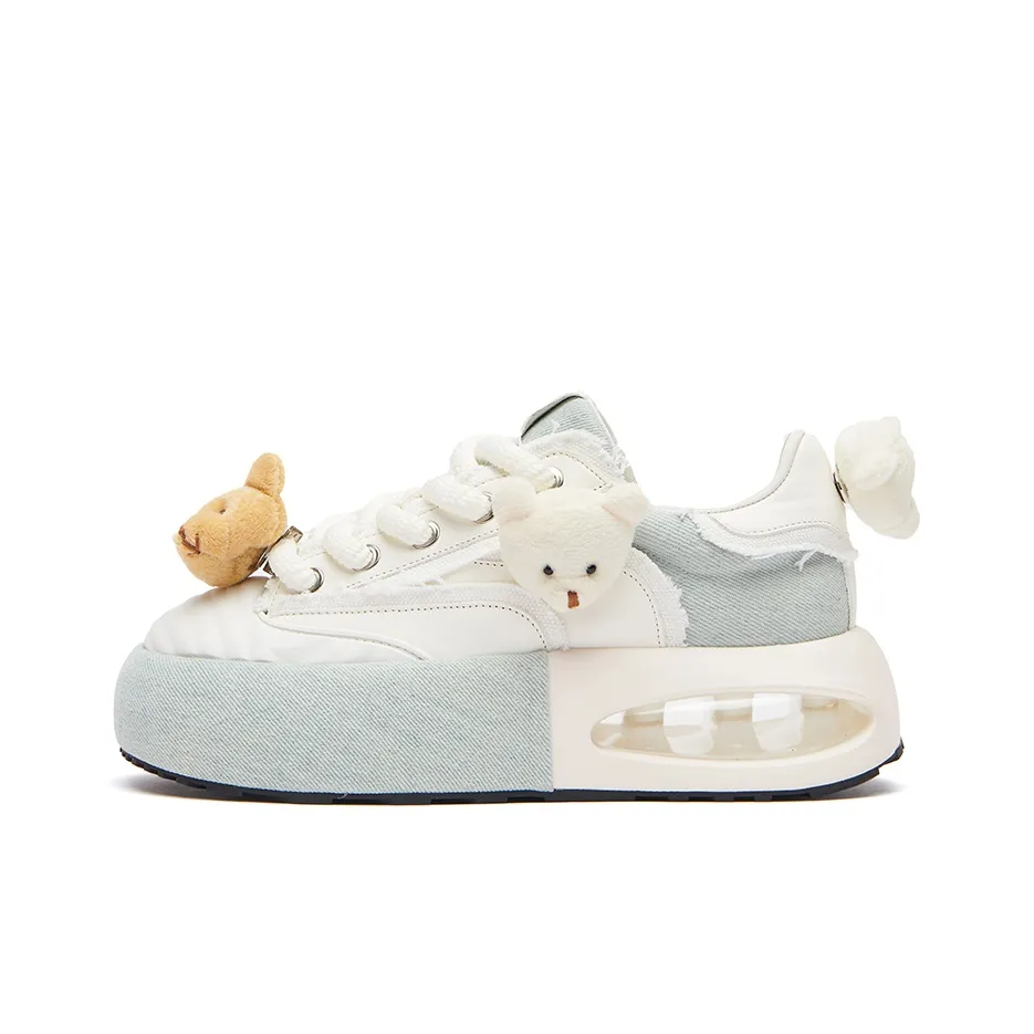 KEDDO Sports Park Platform Shoes Women's Ecru