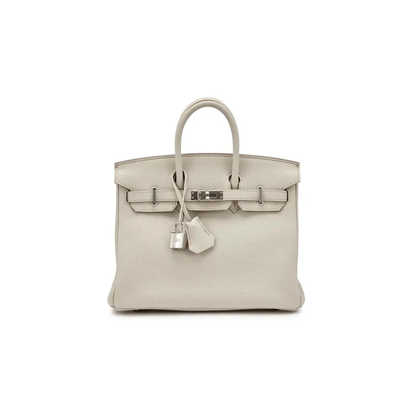 HERMES Birkin Togo Calfskin Birkin Bag Handbag Women's Carie Milkshake White