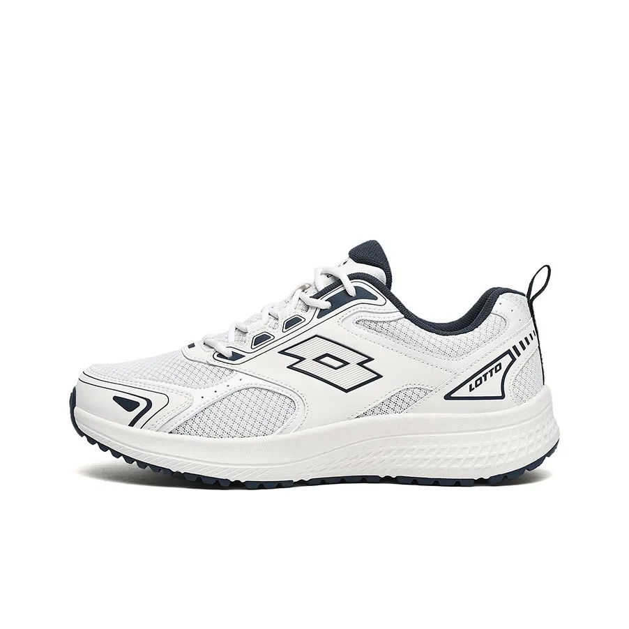 LOTTO Cushioning Anti Slip And Wear Resistant Low Top Carbon Plate Technology Marathon Running Shoes Men's Ecru