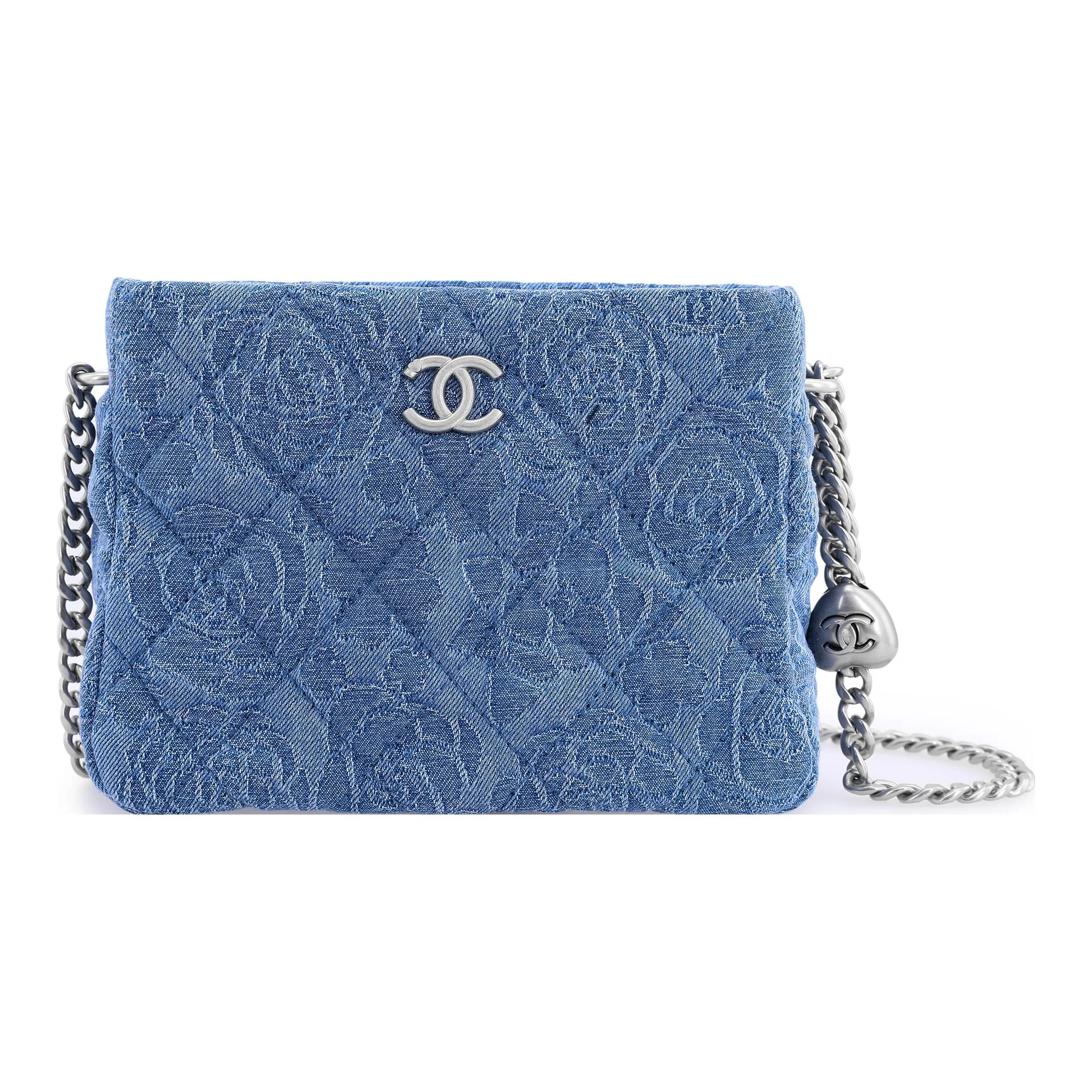 CHANEL 23P SS Denim Tote Bag, Shopping Bag, Crossbody Bag, Shoulder Bag Women's Blue