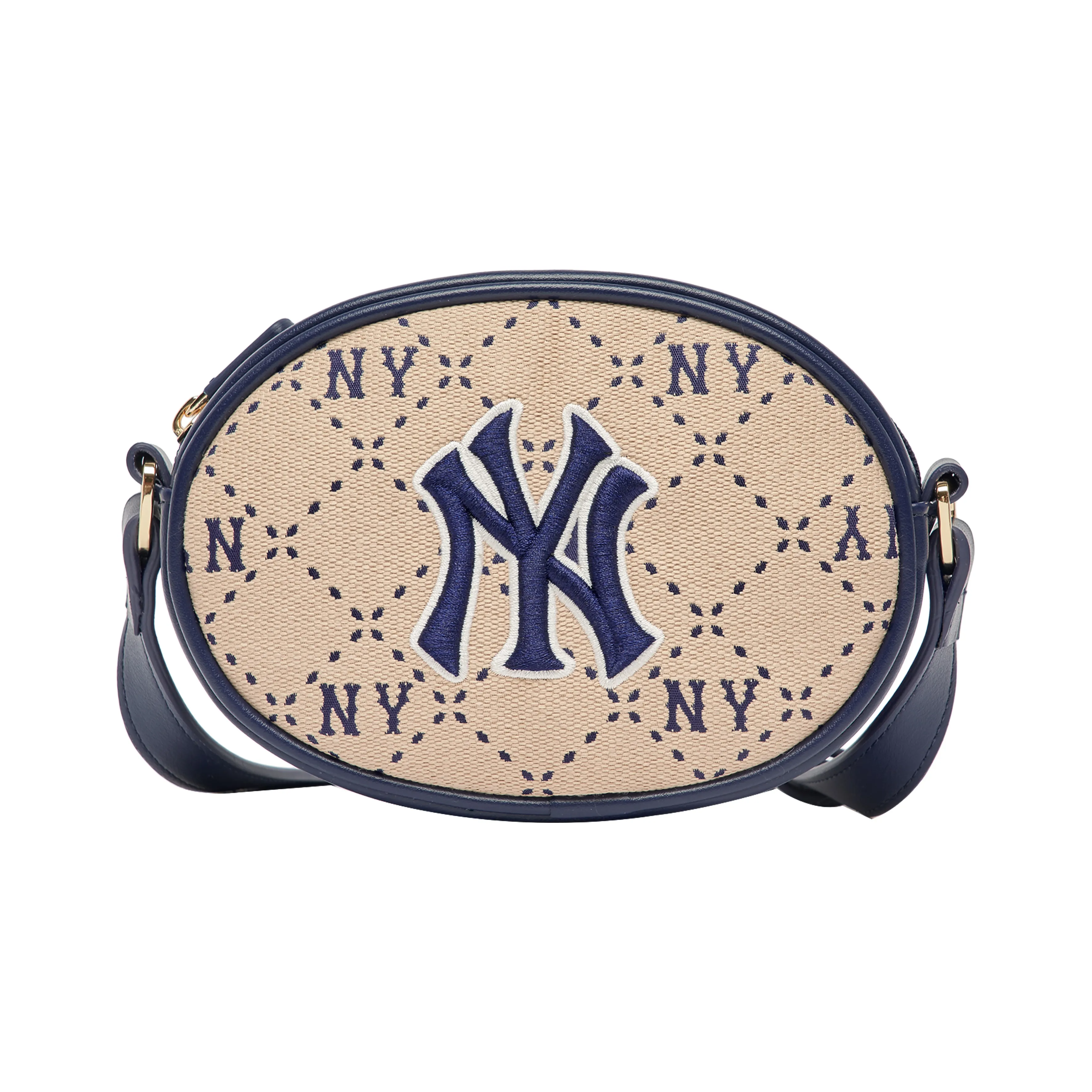 Mlb Base Logo Сумка через плечо из искусственной кожи стандартная унисекс темно-бежевый