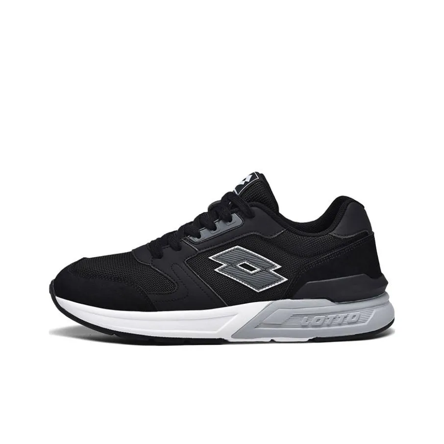 LOTTO Seabird Cushioning, Slip Resistant, Abrasion Resistant, Breathable Low Top Casual Shoes Men's Black