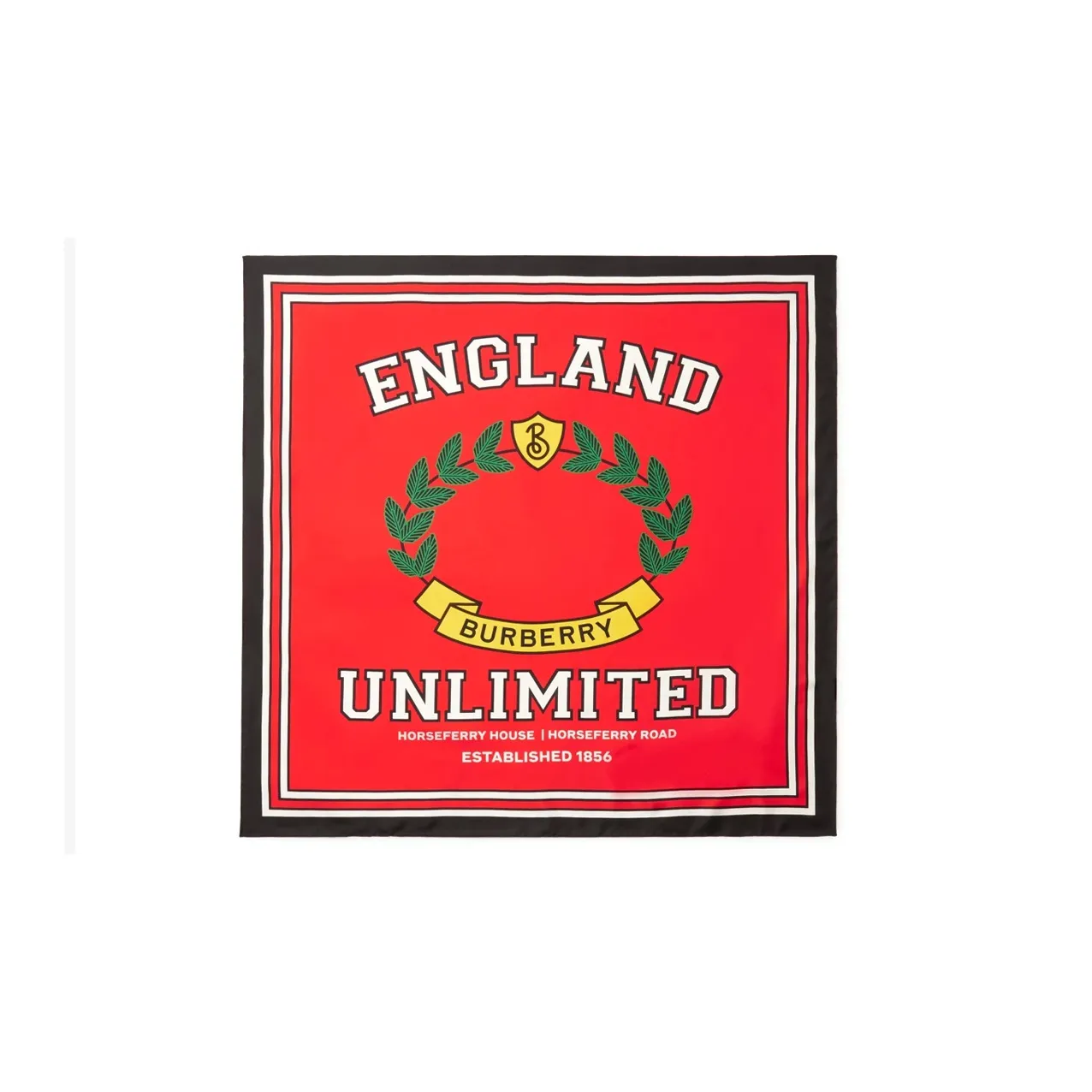 Burberry Шелковые шарфы Красный Женские