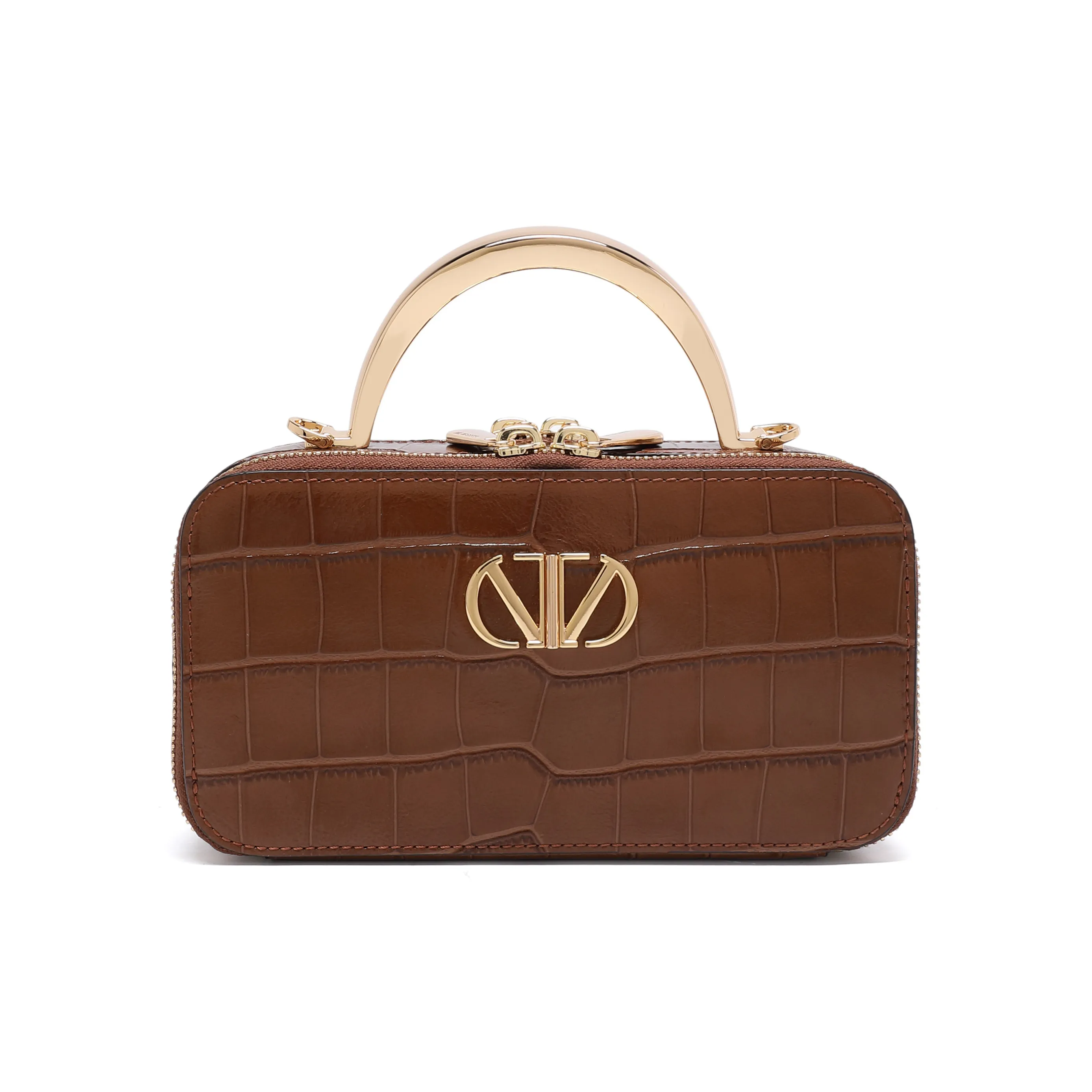 DILAKS Корова Кожа Маленькая Квадратная Сумка Сумка через плечо Сумка Маленькая Женская Карамельно-коричневая