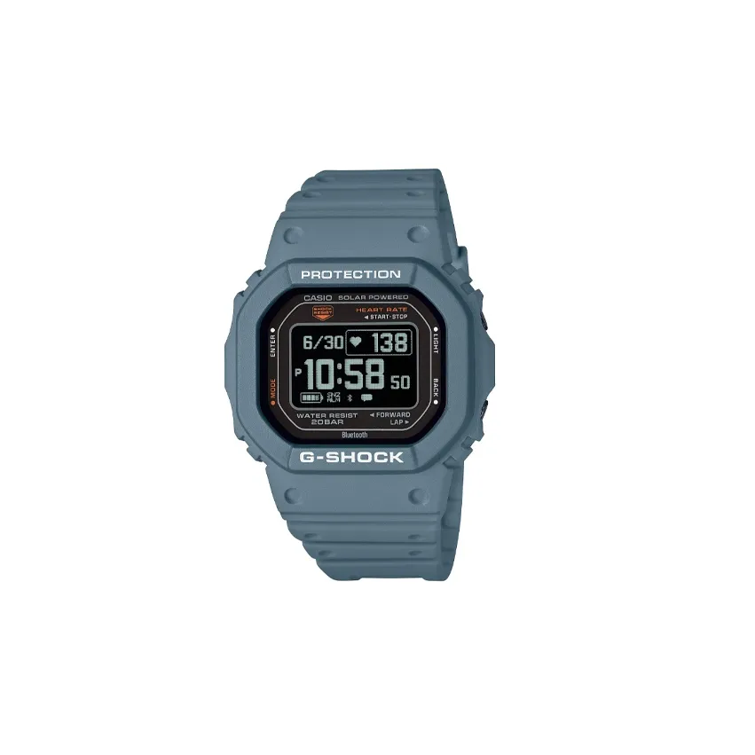 CASIO SQUAD Series Солнечный Кварцевый Механизм Резиновый Ремешок Часы Мужские Черный Циферблат