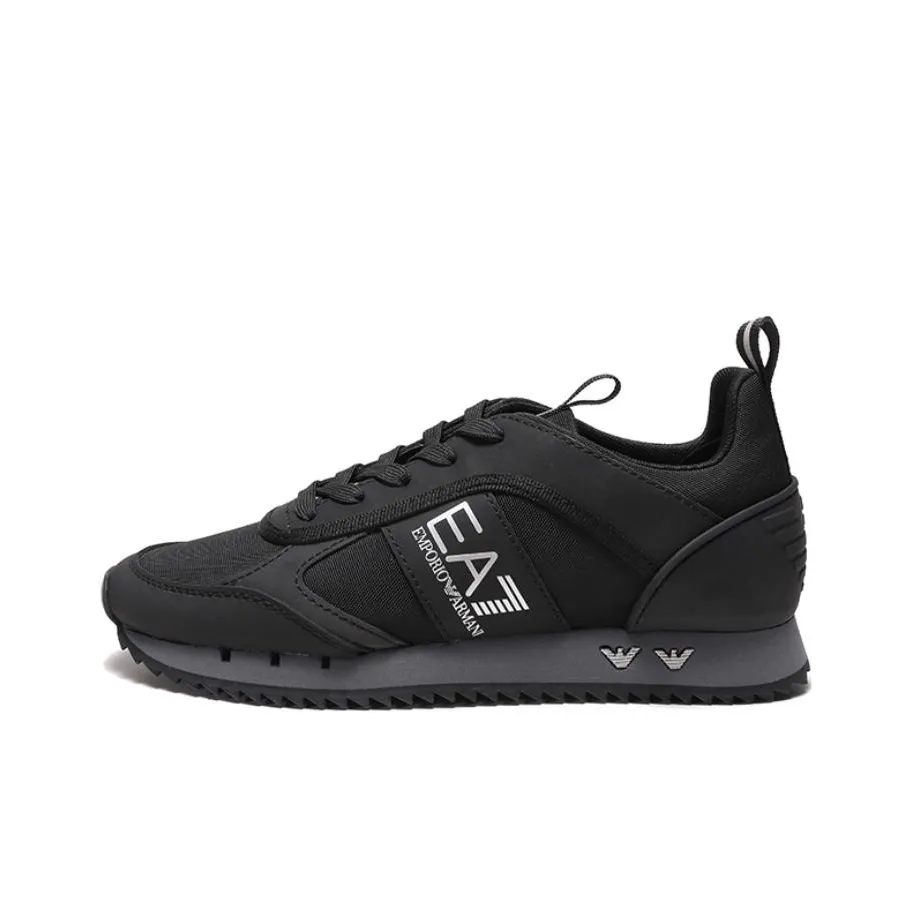 EMPORIO ARMANI Logo Patch Lace-Up Sneakers