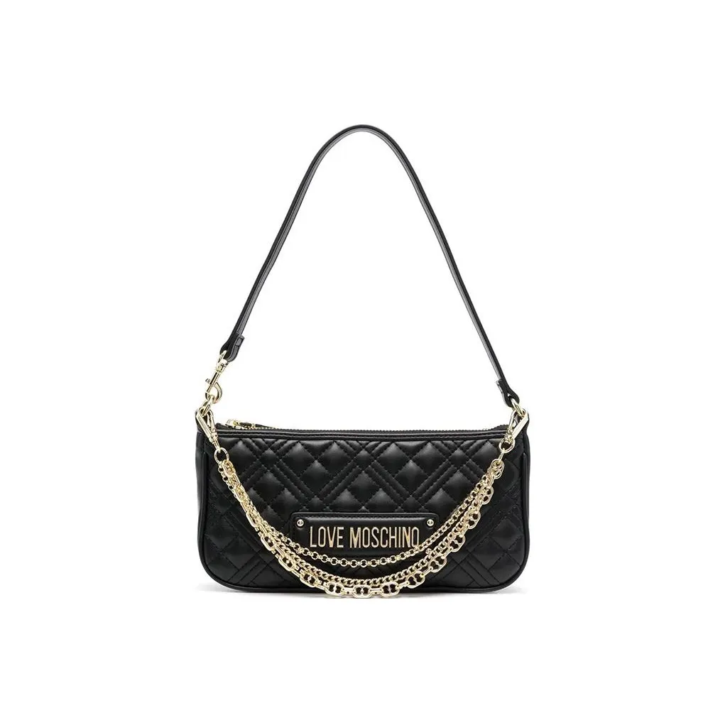 LOVE MOSCHINO Кожа Сумка Сумка через плечо Женская Черная