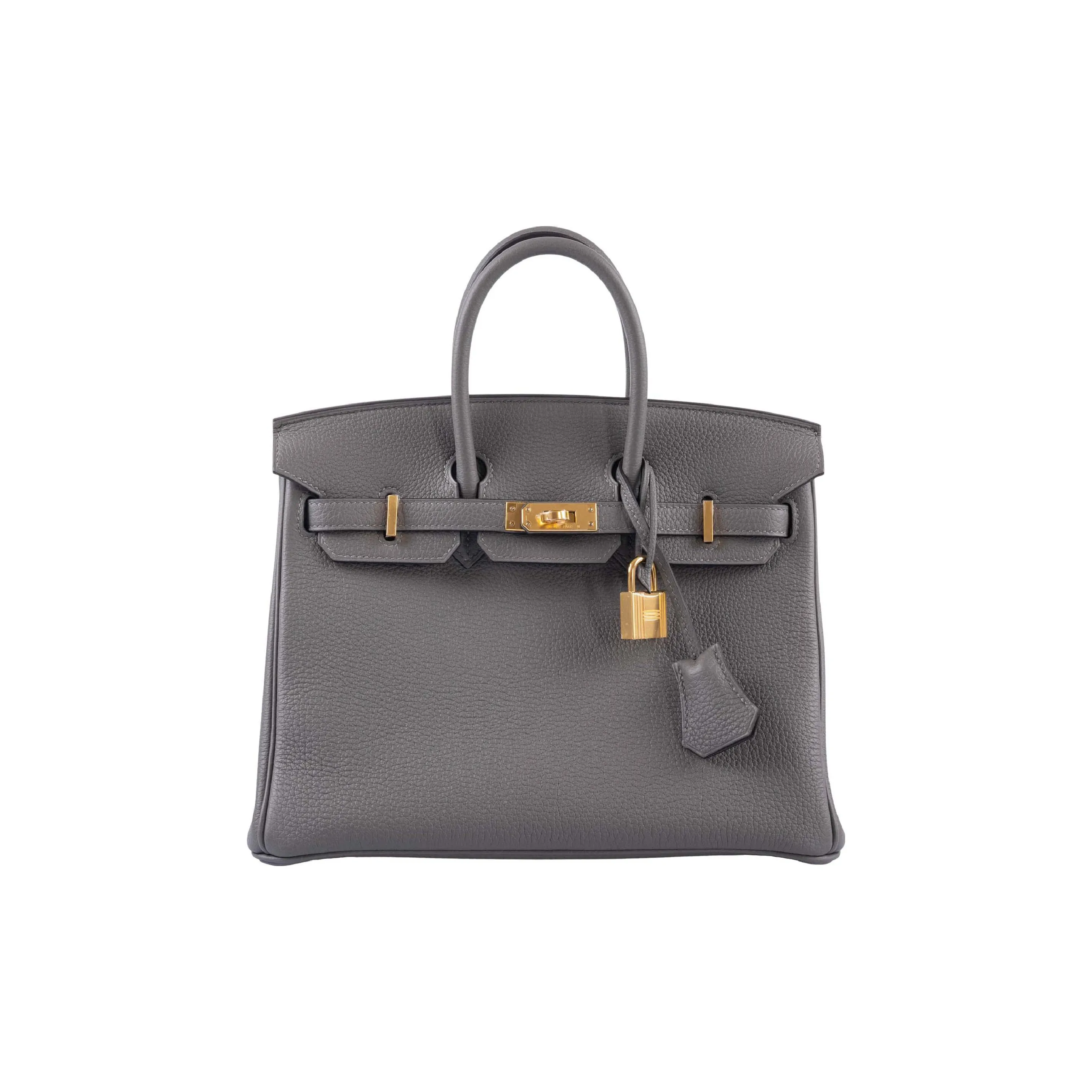HERMES Birkin Togo Calfskin Birkin Bag Handbag Women's 0L Grismeyer Rain Cloud Gray