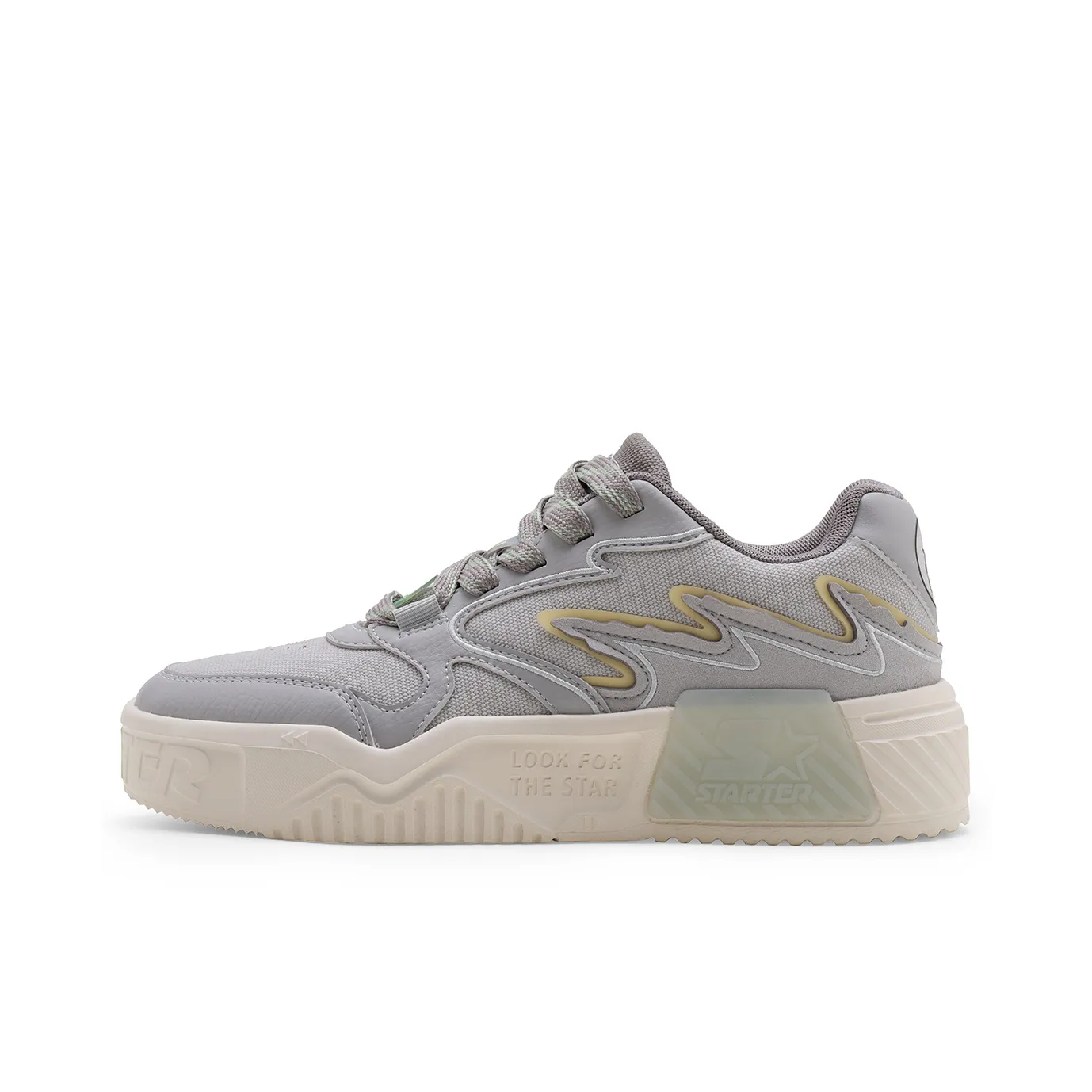 TOM&JERRY x STARTER Low Top Skateboard Shoes Women's Hong Kong Mist Gray