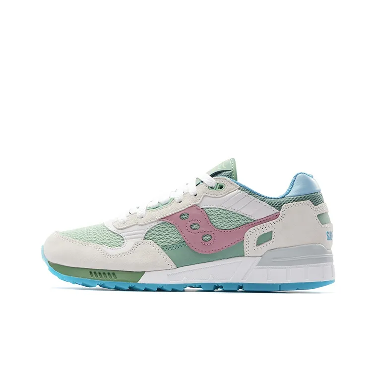 Saucony Shadow 5000 Низ Резистентный Низкий Топ Повседневный Унисекс Белый Зеленый