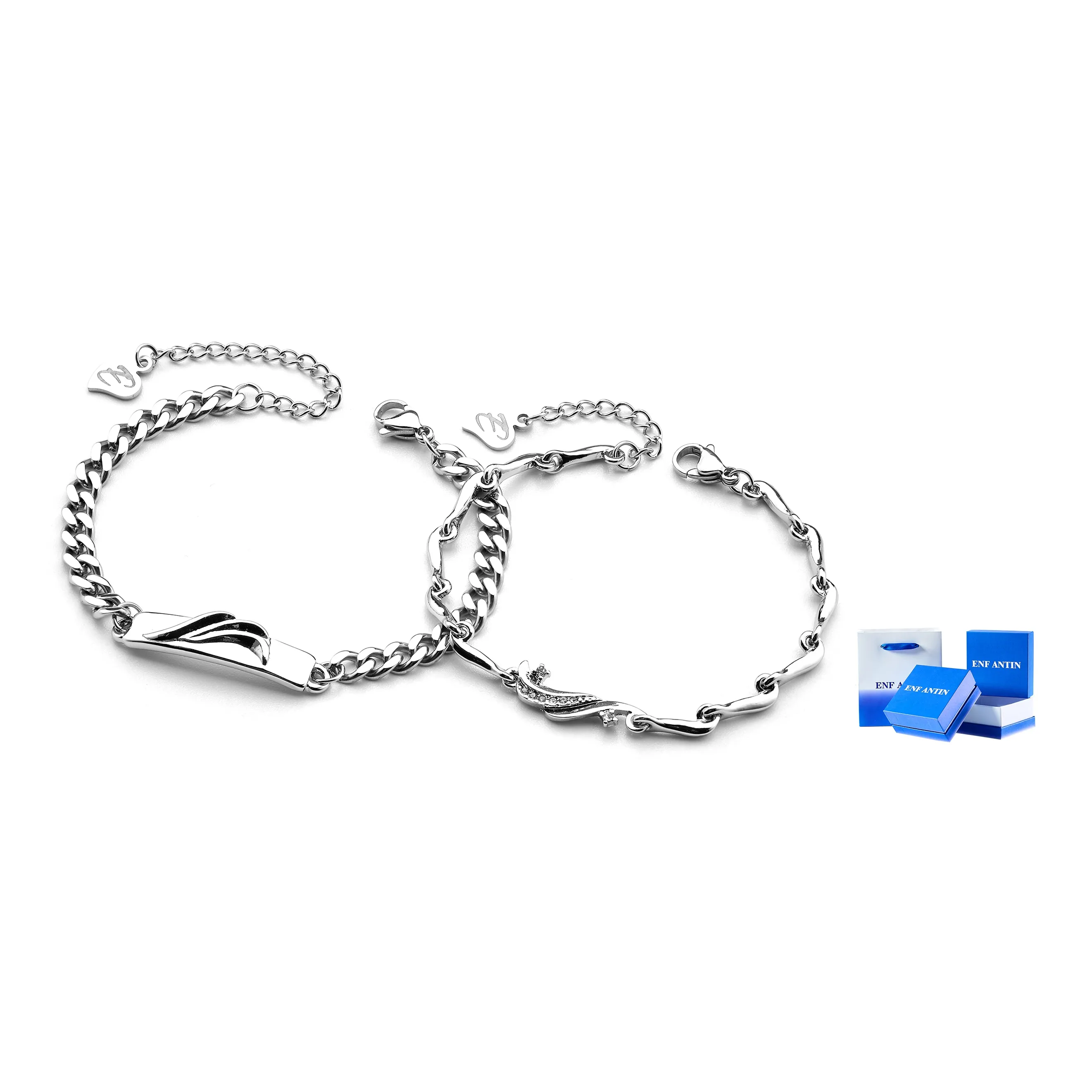 ENFANTIN Браслеты из титанового стального сплава Унисекс