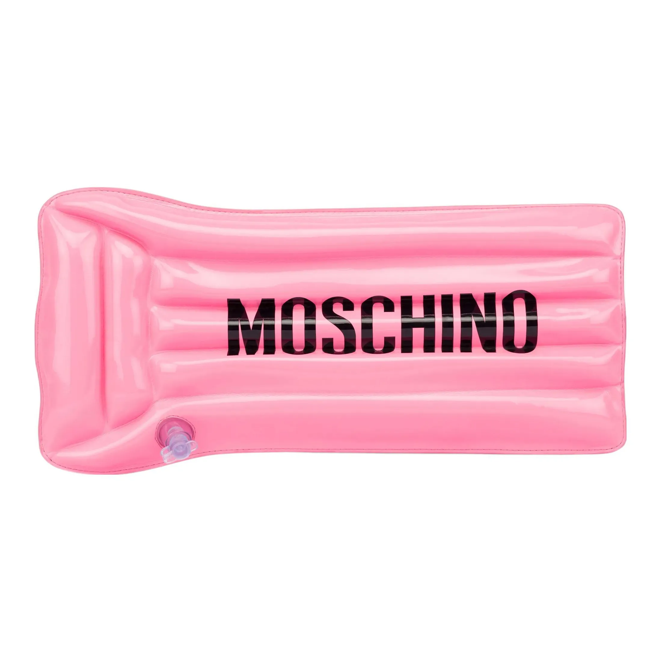 MOSCHINO PU Polyurethane Clutch Regular Women's Pink