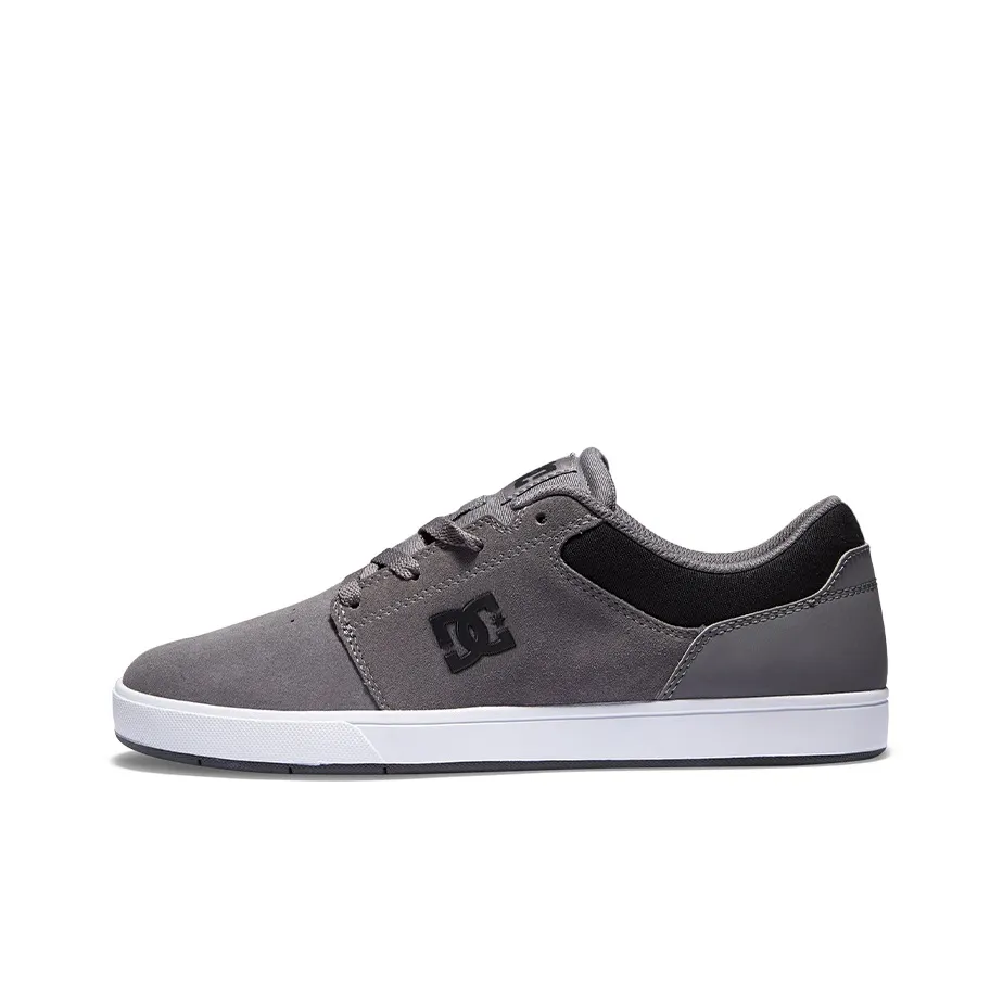 DC Shoes Crisis 2 Anti Slip Wear Resistant Low Top Skateboard Shoes Men's Gray