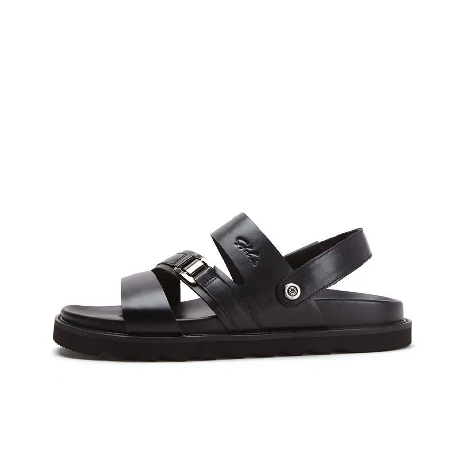Satchi Stylish Sandals Men's Black