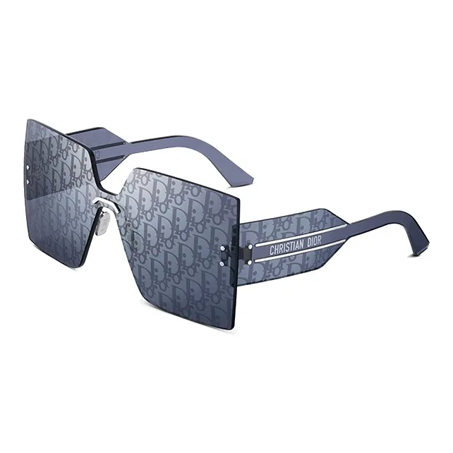 DIOR D Club Polyamide Square Sunglasses Unisex Blue