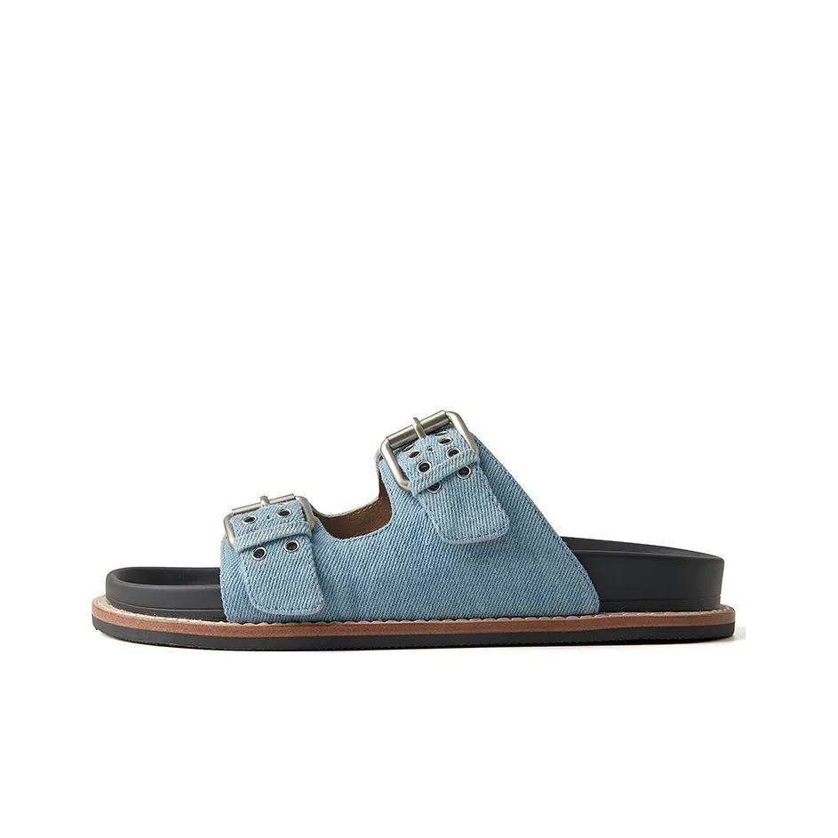 Beau Today Stylish Sandals Women's Denim Light Blue