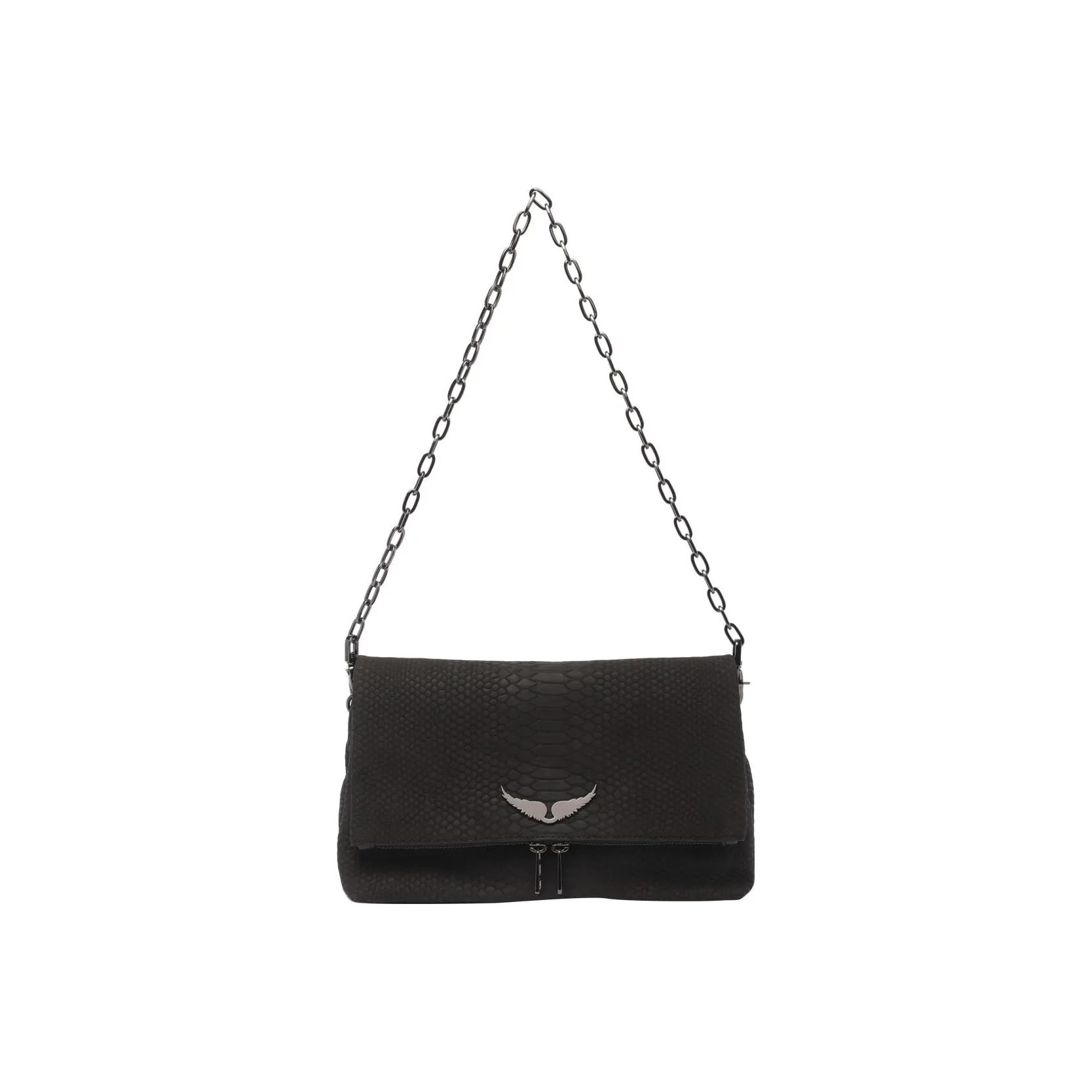 Zadig & Voltaire Rocky Embossed Shoulder Bag