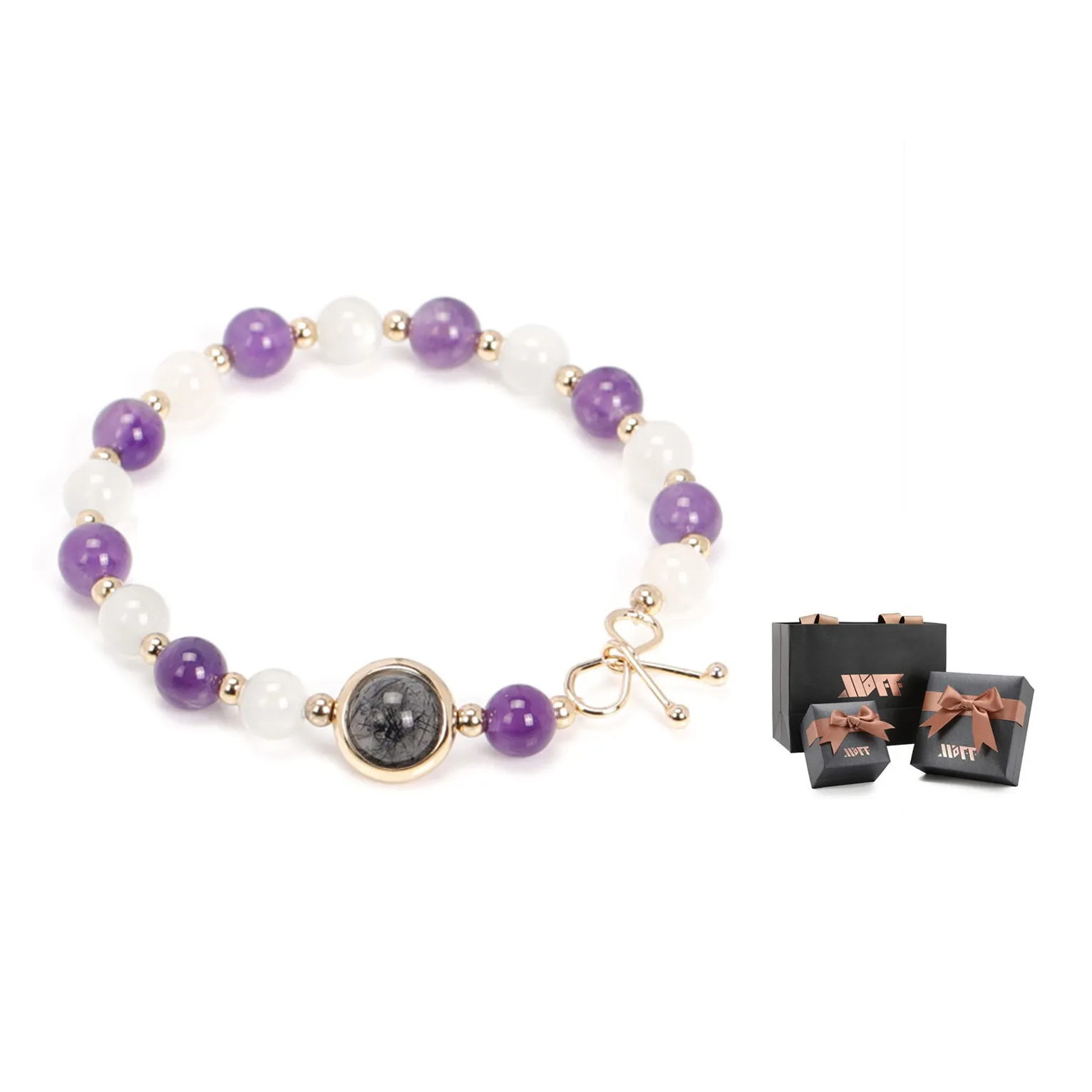 XXOFF Браслеты Белый Фиолетовый Женские