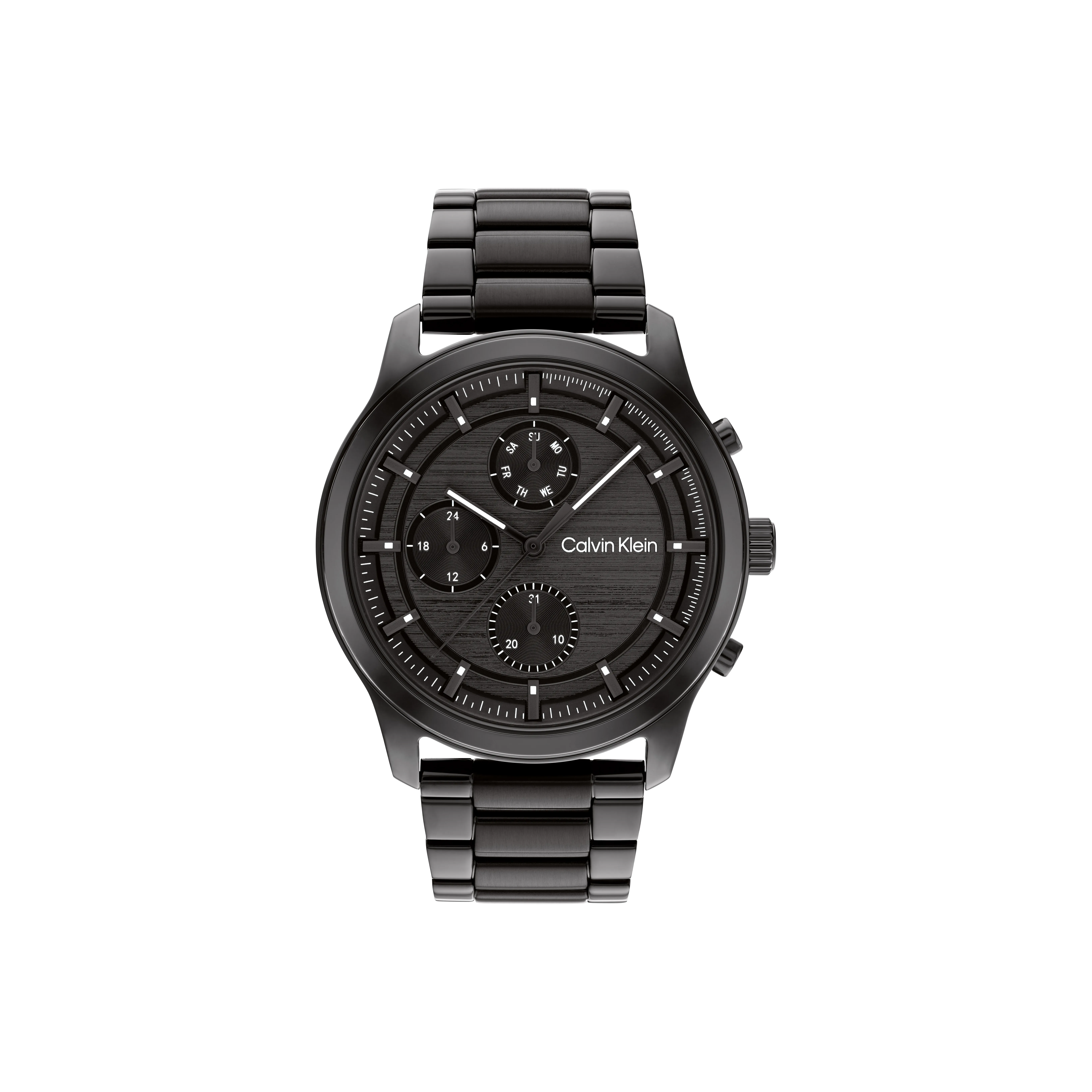 Calvin Klein Кварцевый механизм Мужские часы 44mm*44mm*10mm Черный