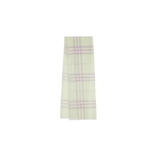 Burberry Вязаные шарфы Зеленый Мужские