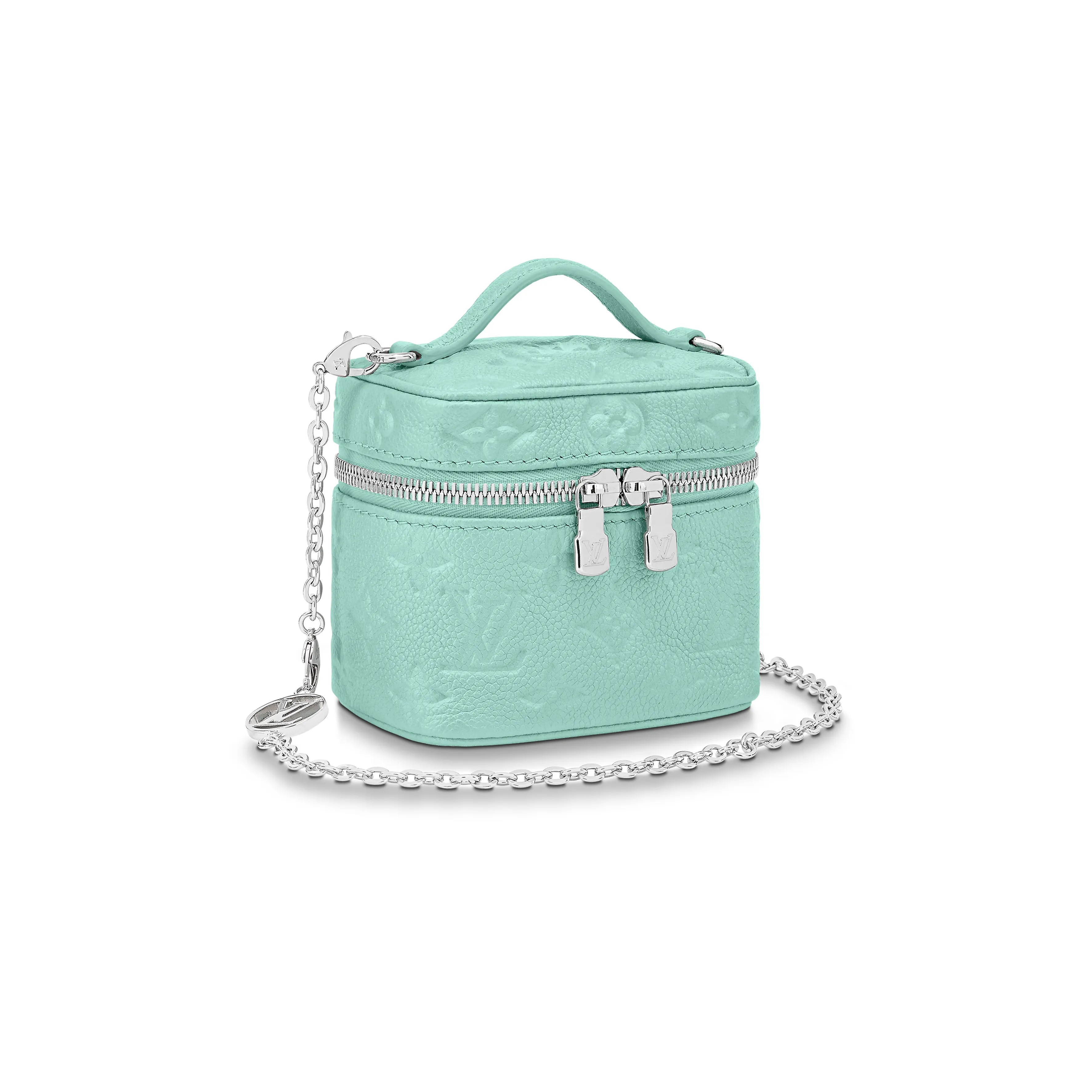 LOUIS VUITTON Micro Vanity Pearly Lagoon Turquoise
