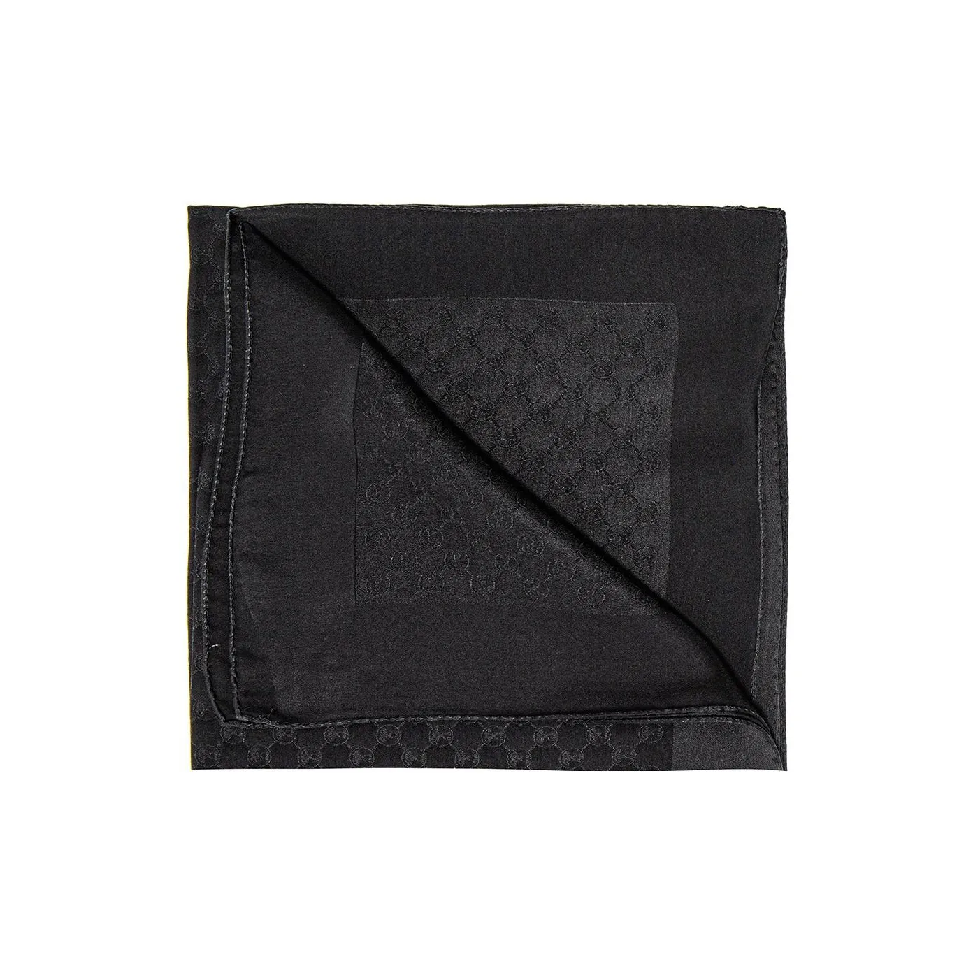 MOSCHINO Silk Scarves Men's Black