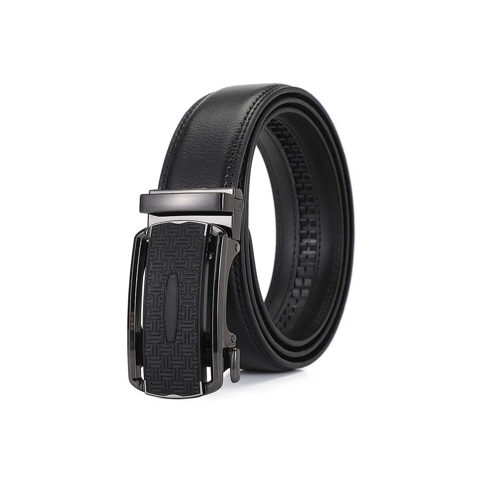 KENMO Тонкий и Элегантный Деловой Повседневный Стиль Удобная Автоматическая Застежка Ширина 3,5 см Набор в Подарочной Коробке Кожаные Ремни Мужские