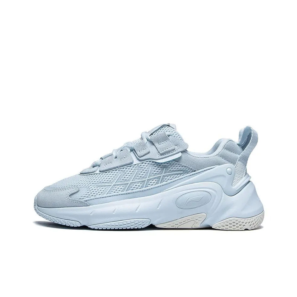 LINING Nebula 2K Противоскользящий Устойчивый к истиранию Низкий Топ Спортивная Повседневная Обувь Женская Светло-Синий