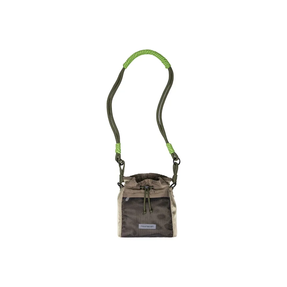 COMBACK Polyamide Crossbody Bags Trumpets Unisex Light Khaki & Orange & Green