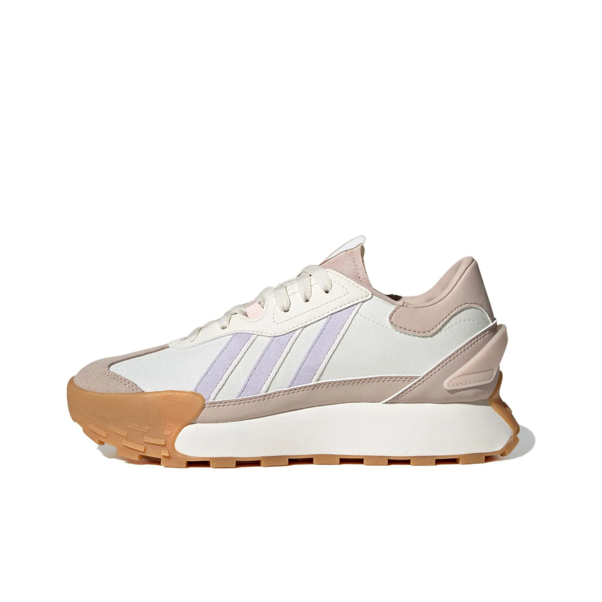 Adidas Neo Futro Mixr Shock Absorbers Slip-resistant Abrasion-resistant Low Top Casual Women's White Pink Purple