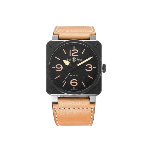 BELL & ROSS Автоматический Механический Часы Мужские Movement 42 мм Черные