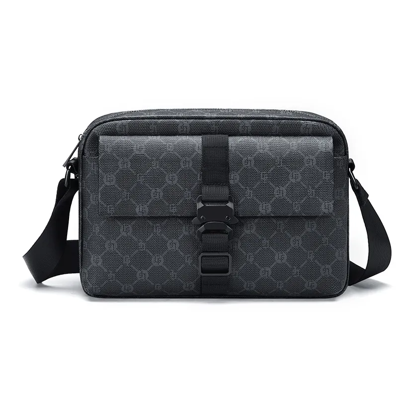 GOLF PVC Crossbody Bag Regular Men's Black