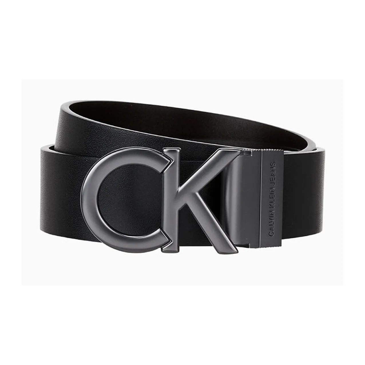 calvin Pouch KLEIN Cow Leather Belts Men's 3.5cm