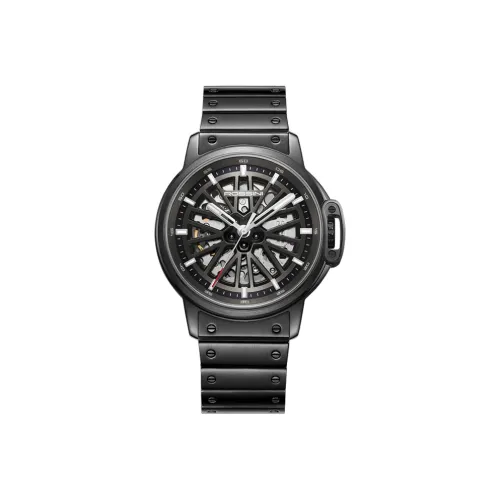 ROSSINI Автоматический Механический Movement Мужские Часы Коллекция Medallion 50,2мм*42мм*11,4мм Синий