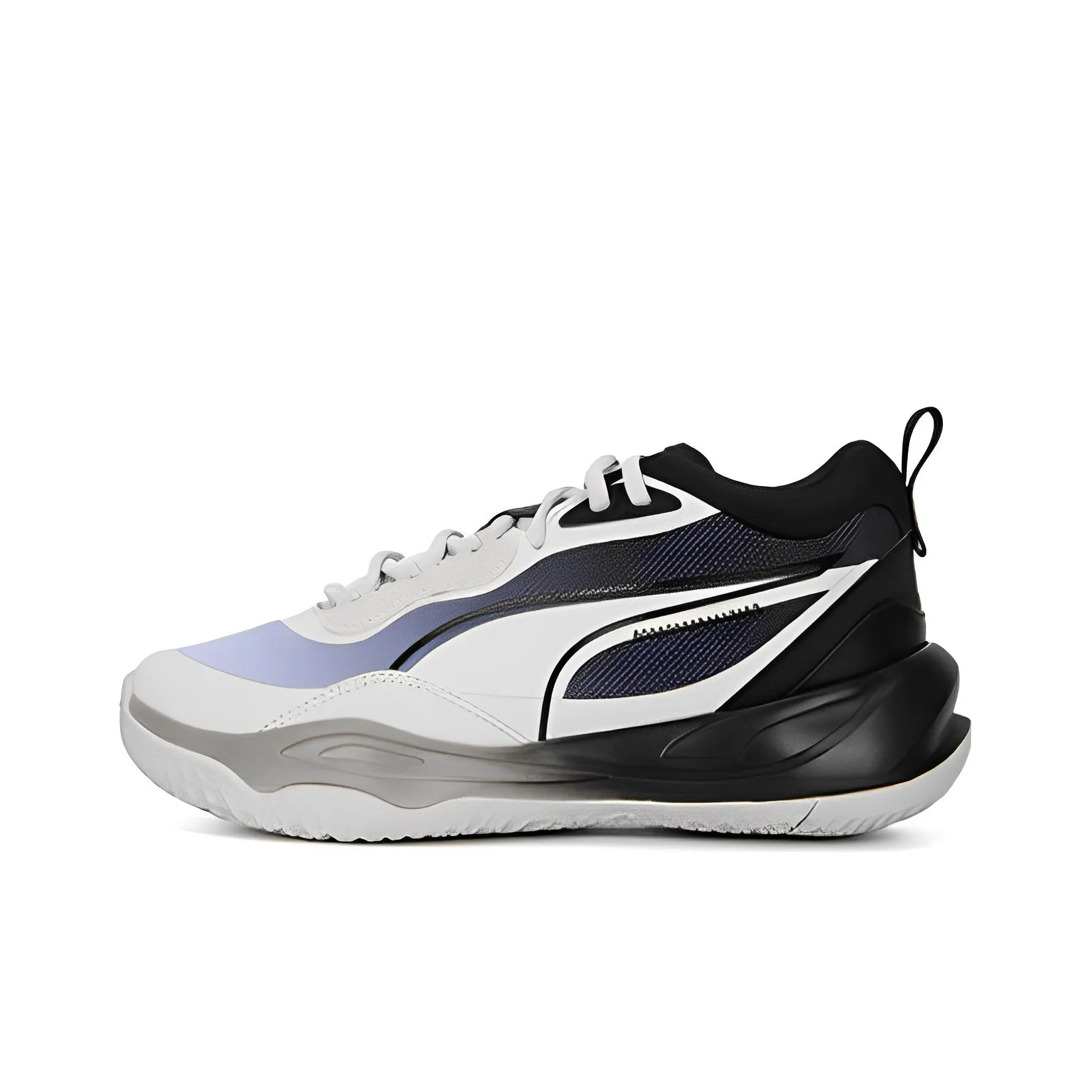 PUMA Playmaker Fade Basketball Shoes 'White Black'