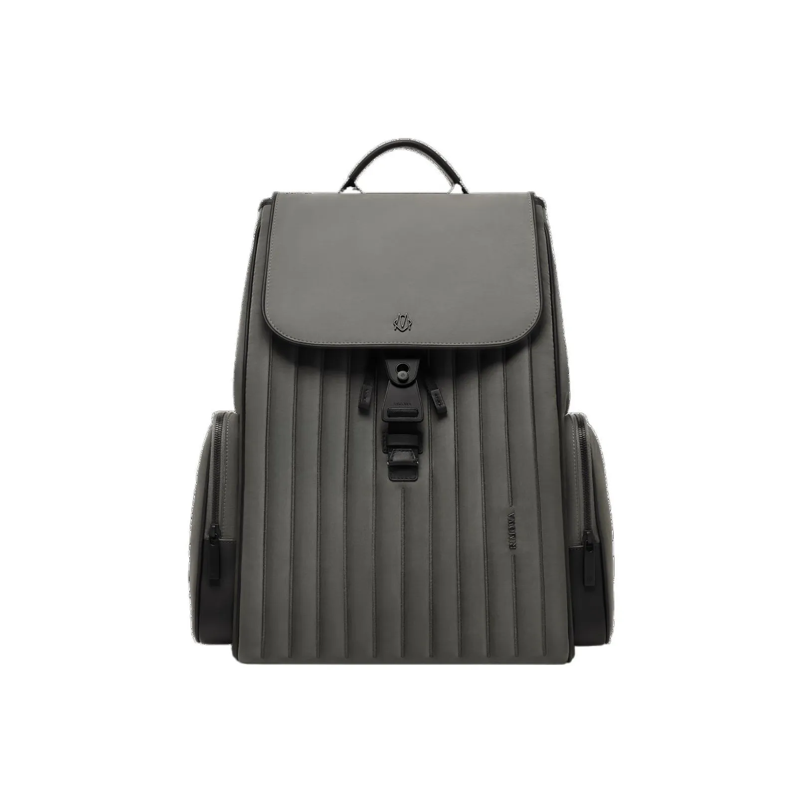 RIMOWA Never Still Leather, Nylon Backpack Regular Men's Gray