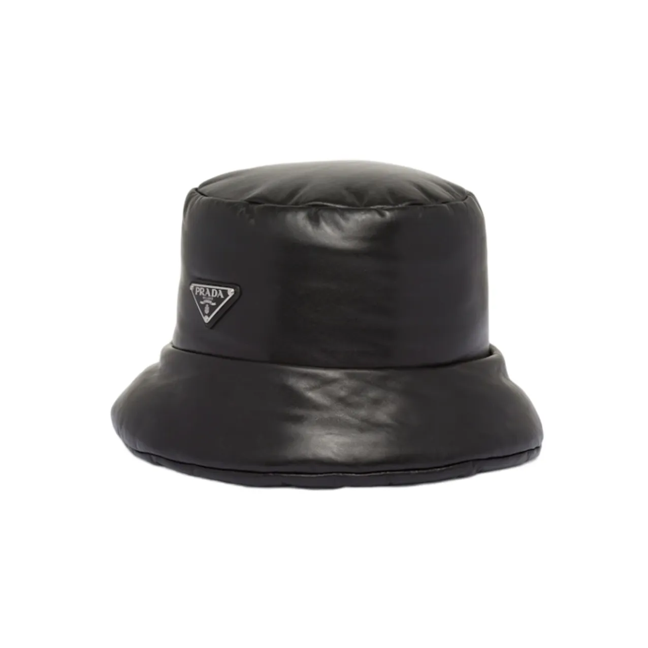 PRADA Logo Enamelled Padded Designed Bucket Hat