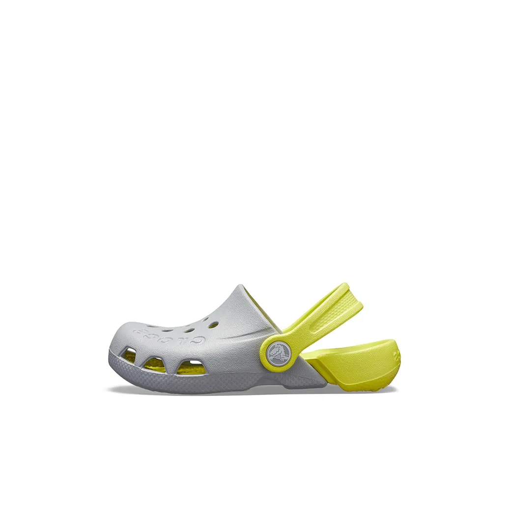 Crocs Classic Clog Sabo Серый Зеленый Детский