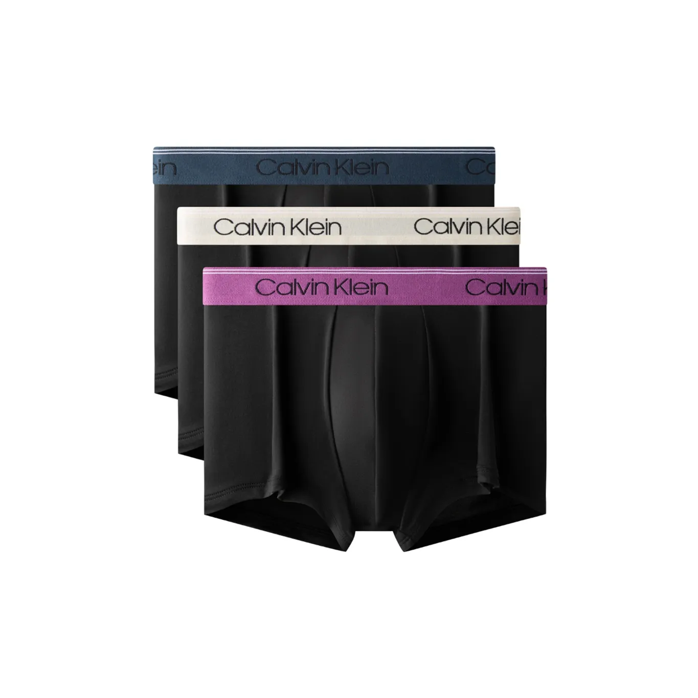 CALVIN KLEIN Boxer Briefs Men's 3 Pack Space Black
